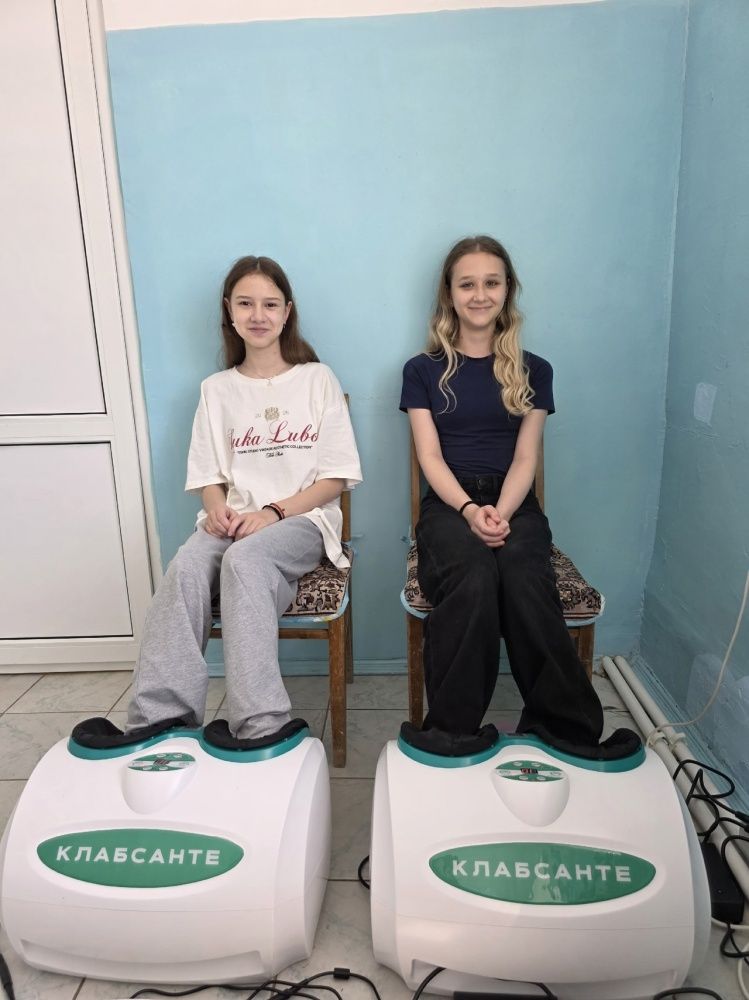 Новая услуга в нашем детском санатории! Массаж стоп на аппарате "Клабсанте" - здоровье и радость для вашего ребенка!